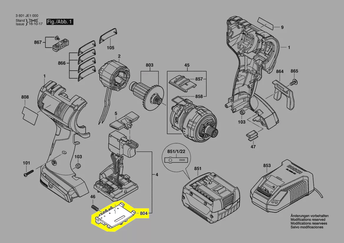 Plaque contacts batterie réf. 1 609 280 474 BOSCH